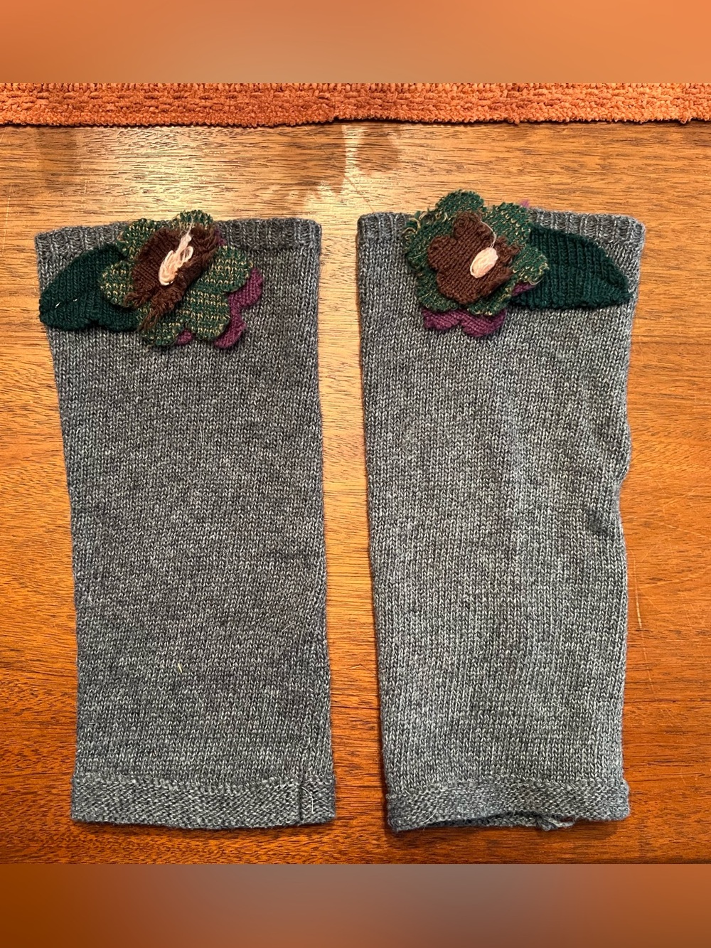 Knit boot cuffs